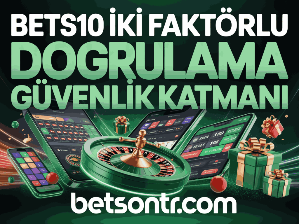 bets10 iki faktorlu dogrulama guvenlik katmani